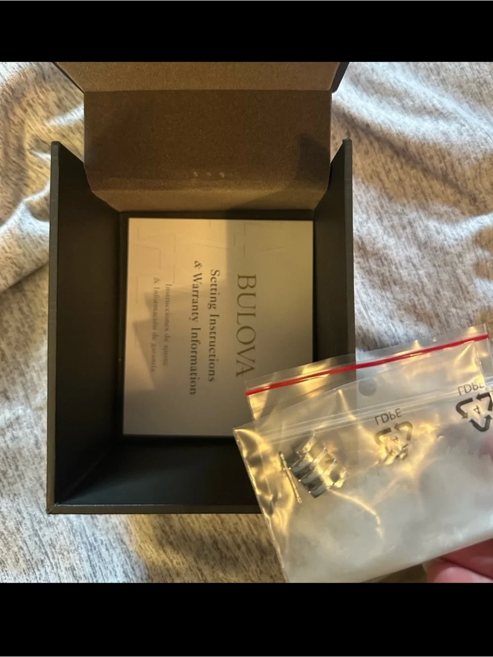 Bulova Silver Bracelet Watch with Blue Dial